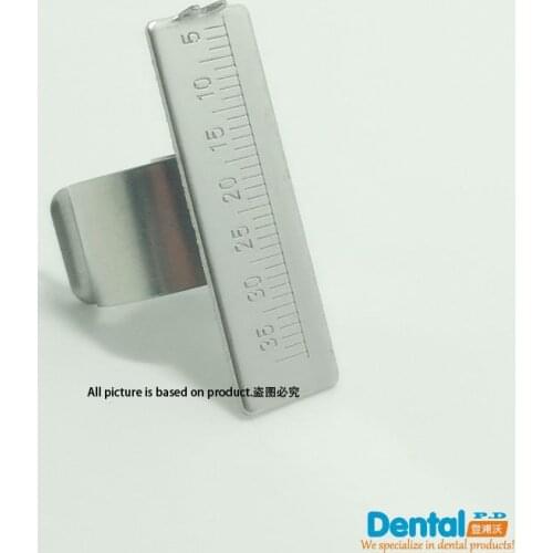 Free shipping 5pcs Dental Endodontic Finger Ruler 35MM Scale for endo Measurement