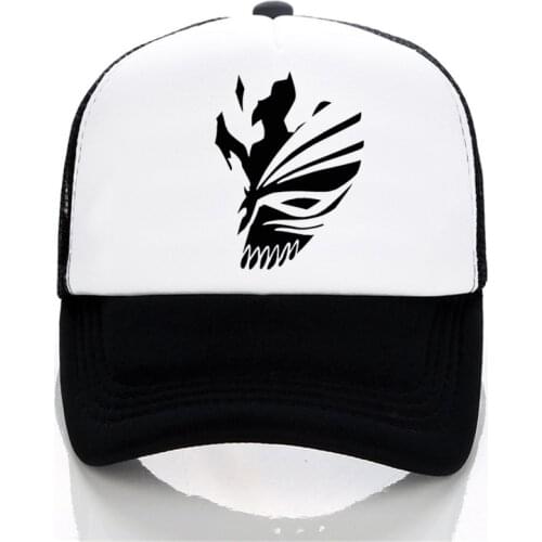 Bleach Anime Kurosaki ichigo baseball caps Sun Cap Casual Outdoor Snapback Hat Men women Mesh trucker cap hats