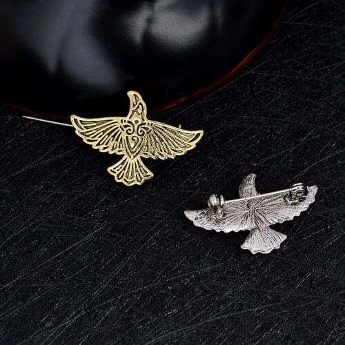 Fine Animal Gold and Silver Birds Brooch brooches for Pins Clothes Cartoon Childrens Souvenirs Mens suit jewelry Metal brooch