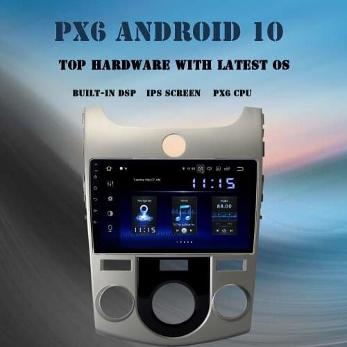 Dasaita Android 10.0 Car Multimedia Player for KIA Cerato Nazao Forte 2010-2016 Radio DSP Head Unit 4GB RAM IPS Screen TDA7850