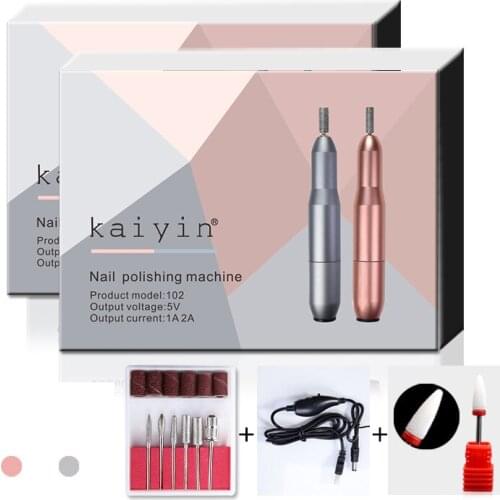 Electric nail drill USB Electric Nail Drill Nail Art Mini Portable Powerful Nail Polish Polisher Polisher