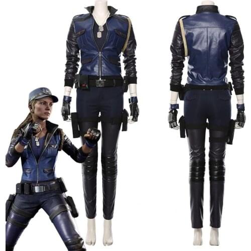 Game Mortal Costume SONYA Cosplay Costume Uniform Jumpsuit For Adult Outfit Halloween Costume