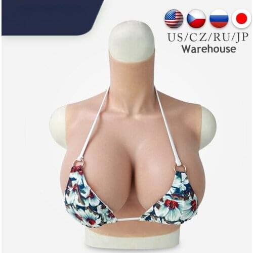 Artificial Silicone Big Breasts Form Fake Boobs H-cup for Transvestite Mastectomy Shemale Transsexual Drag Queen