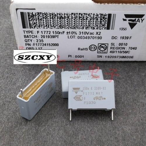 100% Home furnishings 10PCS F1772 150nF membrane capacitor ERO 154 uF 310VAC