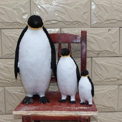 Simulation cute penguin model polyethylene&furs penguin model home decoration props ,model gift d578