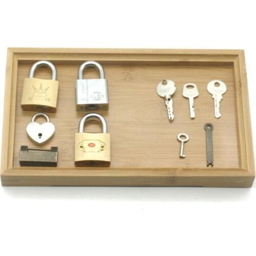 Montessori Locks Keys Set Children Early Learning Educational Preschool Sensory Toys Kit