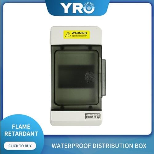 Plastic household photovoltaic junction box outdoor rainproof junction box SH4PN leakage protection power distribution box