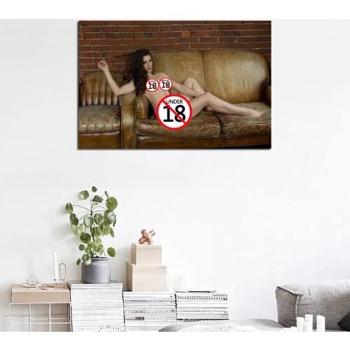 Wall Art Posters Adult Model Beautiful Girl Sexy Body Photo Canvas Printed Paintings For Living Room Decor