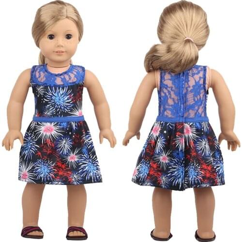 2021 New Clothes Red Striped Vest Two Piece Fit 18 Inch American&43cm Baby New Born Doll Clothes Accessories