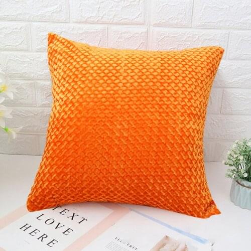 Plush Cushion Cover For Living Room Bedroom Velvet Pillow Cover 45x45cm Pillowcase Decorative Sofa Pillows Decor Throw Home