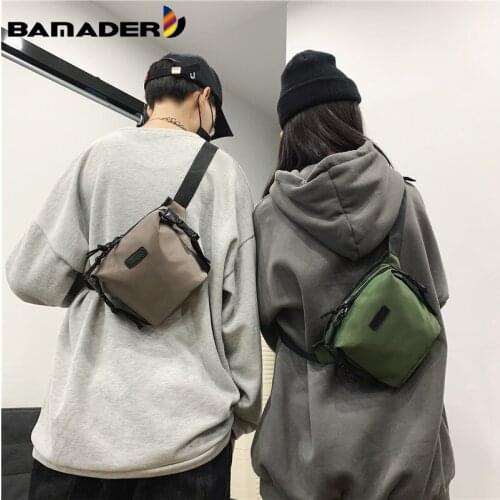 Waist Bag BAMADER Fanny Pack Harajuku Style Womens Belt Bag Hip-Hop Fashion Bum Bag Men Sling Chest Bag for Travel Dailylife