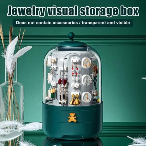 Jewelry Storage Box Visual Large-Capacity Jewelry Box For Home Portable Jewelry Storage ALI88
