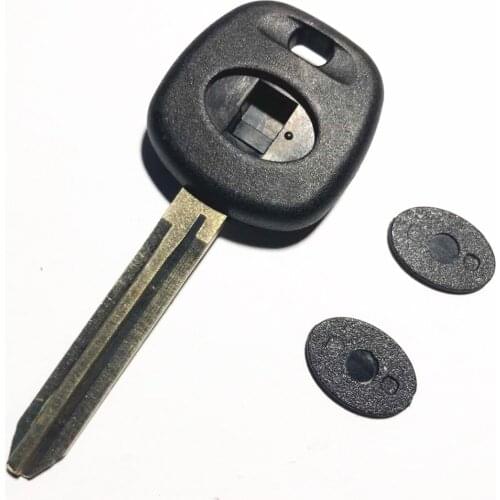 Replacement Car Key Case For Old Toyota Camry Highlander Yaris Reiz Transponder Key Shell TOY43 Blade Separate Symbol Logo