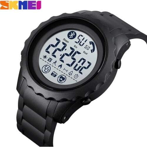 SKMEI Sport Smart Watches Waterproof Bluetooth Wristwatch Pedometer Calorie Tracker Heart Rate Monitor Digital Watch 1626