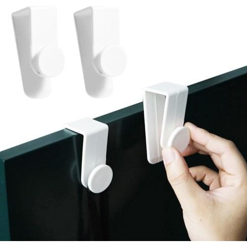 2pcs Cabinet Door Hanger Garbage Bag Towels Brush Sponges Kitchen Tooks Holder Rack Hanging Cupbord Storage Hook