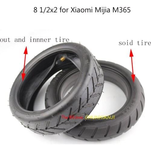 High quality 8 1/2x2 tyre with inner tube/tyre or solid tire for Electric Scooter Tyres for Xiaomi Mijia M365 Tyres