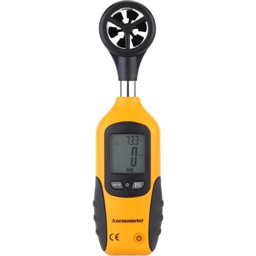 High Quality Digital Anemometer Wind Speed Meter Air Flow Meter Portable HT-81 LCD Display Velocity Temperature Measuring Tester