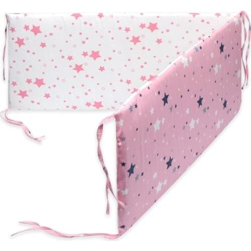 24BE Baby Crib Bumper Infant Bed Soft Cotton Pad Cot Protector Newborn Room Nursery Bedding Decoration