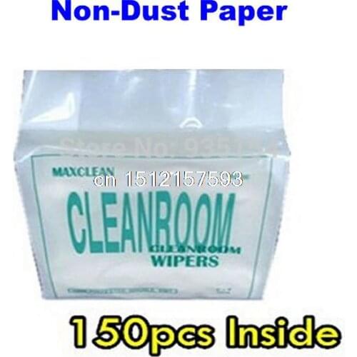 Free shipping! Cost-effective cleanroom wiper non dust cloth paper 150pcs/pack dust free paper clean paper