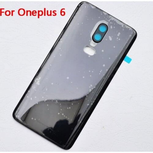 BINYEAE New 3D Glass Battery Cover For Oneplus 6 Rear Housing Back Case With Logo