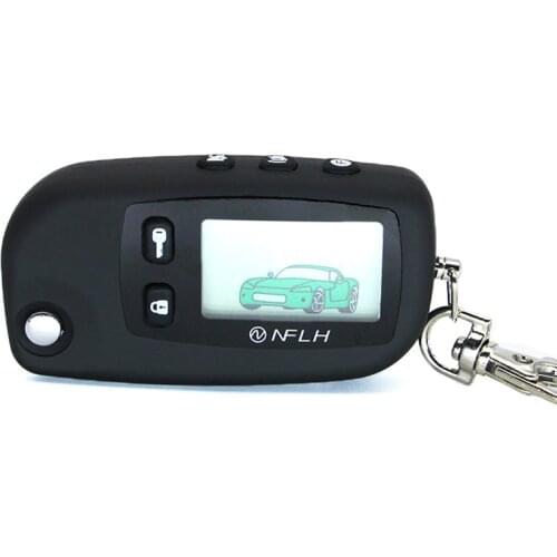 Uncut Blade Fob TW9010 lcd remote for Tomahawk TW9010 TW7000 D700 D900 car remote two way car alarm system Tamarack Keychain