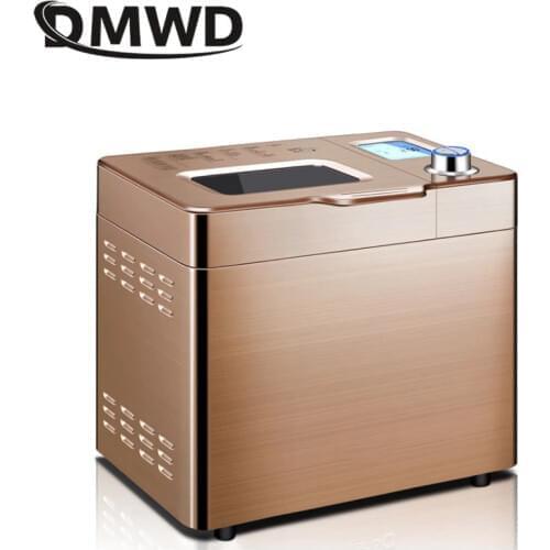 DMWD Stainless Steel Automatic Bread Maker Nuts Coffee Roaster Yogurt Fermentation Cake Maker Intelligent Spread Pulp 30 Menus