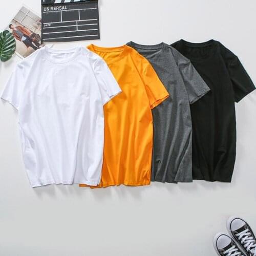 New Summer Mens T Shirt Fashion Solid T Shirt Mens Oversized Hip Hop Short Sleeve Casual Cotton Mens Streetwear Top Tees L-9XL