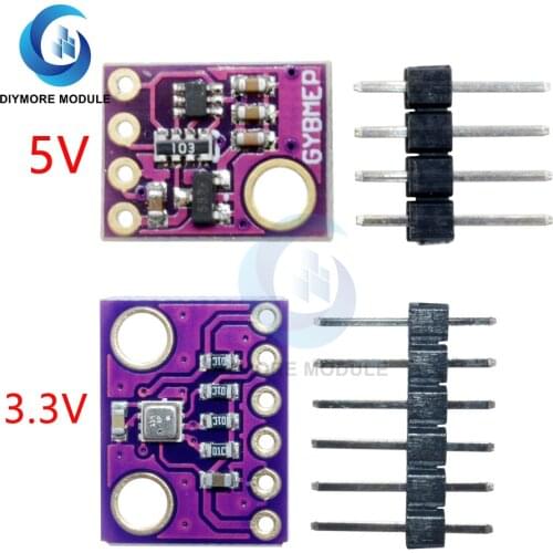 GY-BME280 Sensor Temperature Humidity Barometric Pressure Sensor Module 3.3V/5V I2C/SPI Interface For Environmental Monitoring