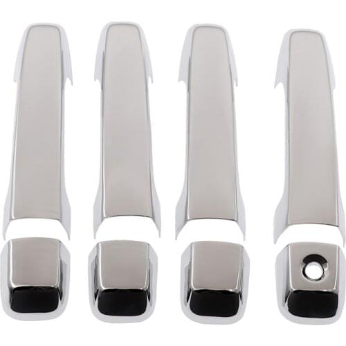 Chrome Door Handle Cover Trim Set For Toyota Prado 150 Land Cruiser Prado J150 2010 - 2019 LC150 2013 2015 Exterior Decoration