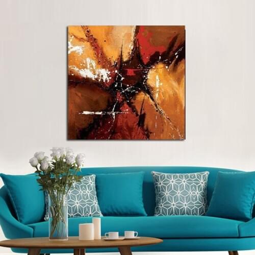 Handpainted Oil Painting on Canvas Modern Wall Art Abstract for Room Decorations Best Quality Hang Pictures Best Gift