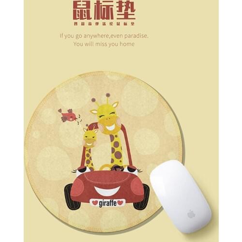 Cartoon Alpaca Giraffe Mouse Pad Student Computer Mouse Antiskid Notebook Pad Office Keyboard Protection Pad Desk Mat