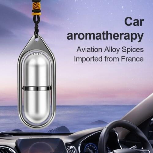 Air Freshener Car Hanging Pendant Empty Capsule Bottle for Essential Oils Diffuser Fragrance Ornaments Air Freshener