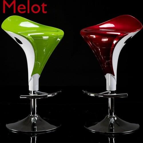 Lifting Rotating Bar Chair Chaise Home Bar Furniture Modern Industrial Bar Stool High Foot Chair Creative Beauty Stool