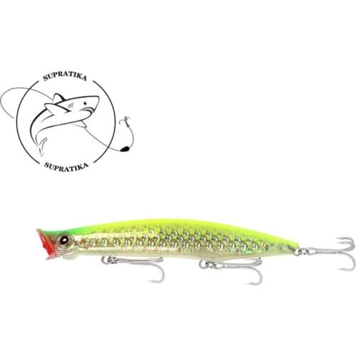 With Treble Hook Swimbait Bionic Bait 3D Eyes Fishing Lure 5Colors 11cm/13g Artificial Floating Popper ABS Plastic Hard Bait