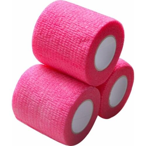 12Pcs/Lot Security Protection Self Adhesive Bandage Elastic Cohesive Finger Protector First Aid Tape Adherent Wrap For Sports