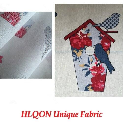 100% cotton Birds' twitter and fragrance of flowers fabric for sewing women clothing upholstery tissue wedding dress