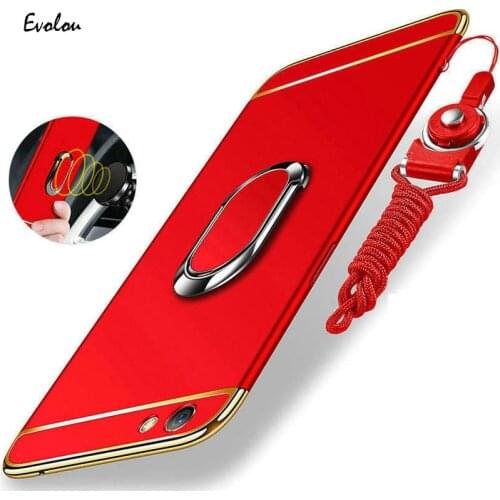 Shockproof plating 3 in 1 Cover For Vivo X27 IQ00 Z5X U3X V15 Z1 S1 V11 PRO V3 MAX A Z1i X21i V7 Magnetic Ring Holder Phone Case