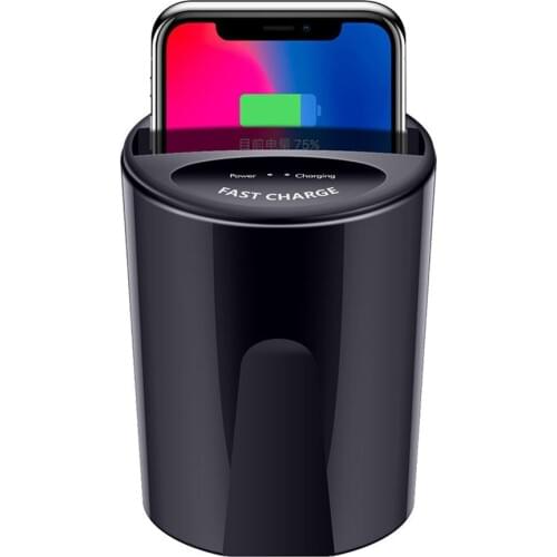 Universal Fast Wireless Car Charger Cup for iPhone XsMax/Xr for Samsung S9 S8 Note10 9