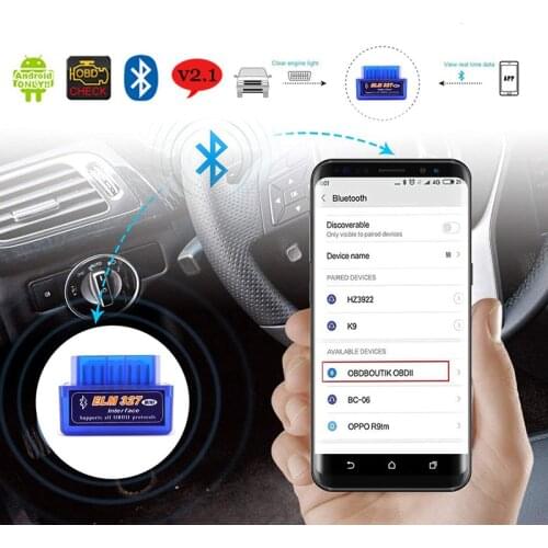 V2.1 OBD2 Scanner ELM327 For Lexus CT200H IS250 RX300 GS300 Bluetooth OBDII Scanner ELM 327 Scanner Adapter Car Diagnostic Tool