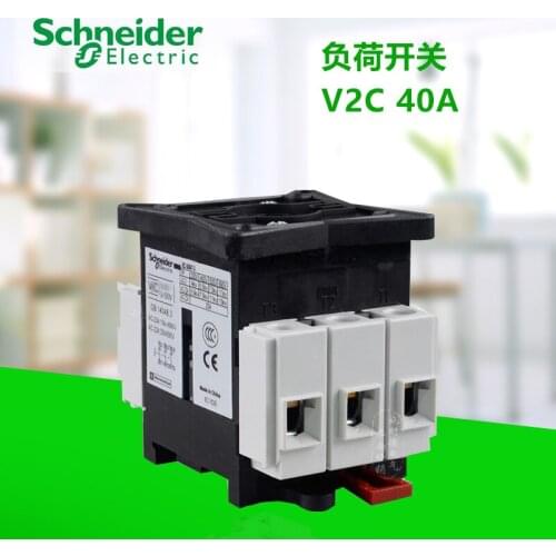 Load switch isolating switch 3P V2C 40A 690VAC cabinet operating handle bottom plate installation operation