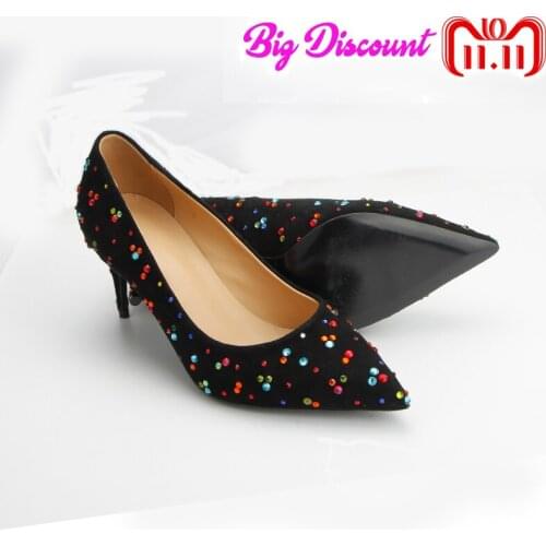 New Style Women Shoes High Heels Shoes High Quality Pumps For Women High Heels Genuine Leather Wedding Shoes