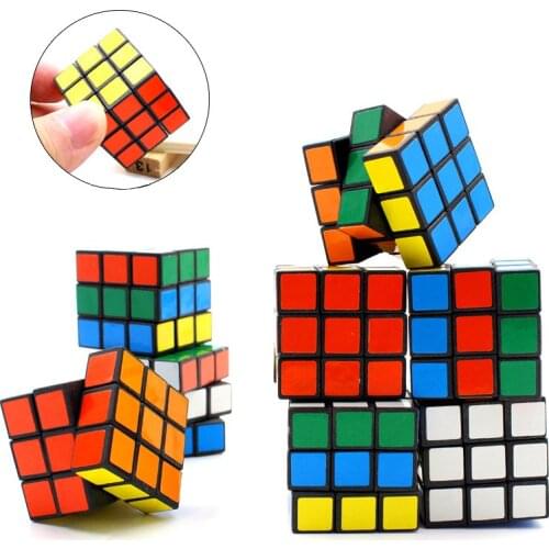 3*3*3 Child Magic Cubes 3CM Twist Puzzle Speed Classic Plastic Toys Learning Education For Kids Puzzle
