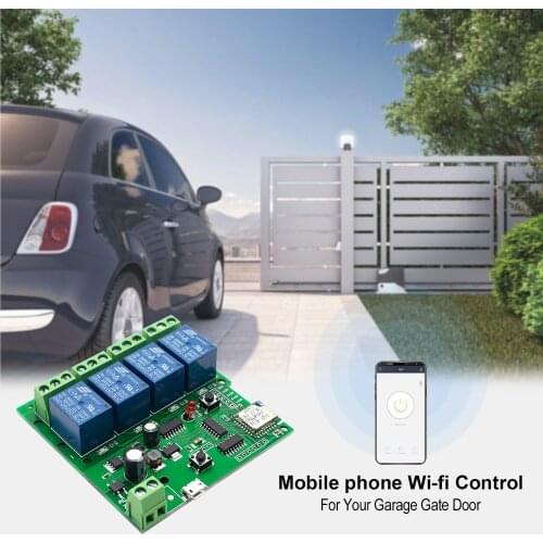 5x eWeLink Wifi wireless Switch Module 4CH DC 7-32V 1CH DC 5V 12V 24V Inching Self-locking RF Receive Smart Remote Control