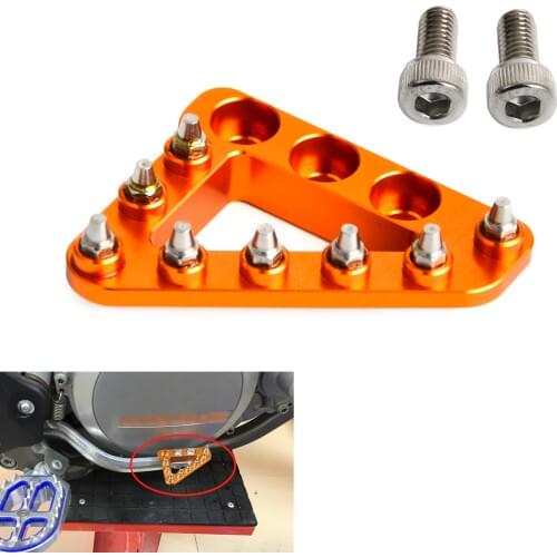 CNC large Rear Brake Pedal Step Plate Tip For KTM 690 Enduro SMC 790 950 990 1050 1090 1190 1290 Adventure /R Super ADV