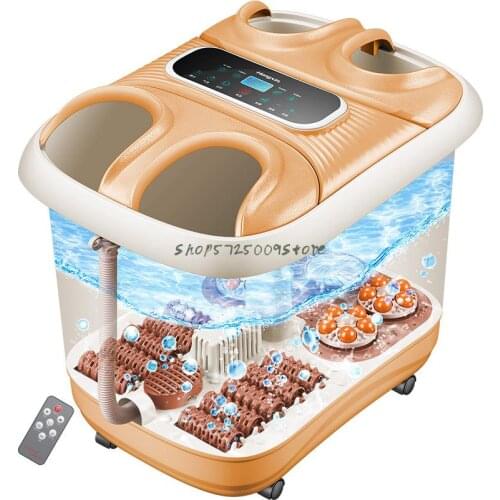 Double Foot Bath With Foot Bucket Foot Washer Electric Full Automatic Massage Heating Constant Temperature Household L