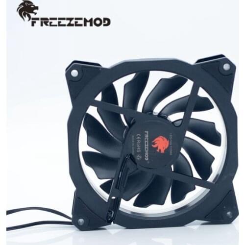 FREEZEMOD Eclipse RGB fansupports AURA synchronous 12CM hydraulic bearing ROHS certification. FAN-L19-1