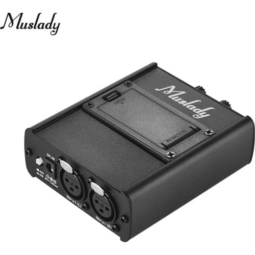 Muslady Guitar Amplifier Personal In-ear Monitor Headphones Earphones Amplifier Amp with XLR Inputs 3.5mm Output Guitar Parts