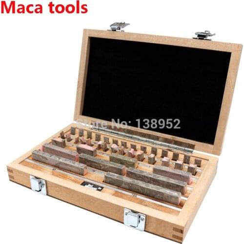 Professional precision inspection tools 0 Grade 1 Grade Block gauge set 0.5--100mm Block Harden Gauges 83pcs/set