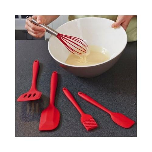 5Pcs Silicone Kitchen Utensils Set Turner Brush Cooking Tools Utensilios de cocina de silicona