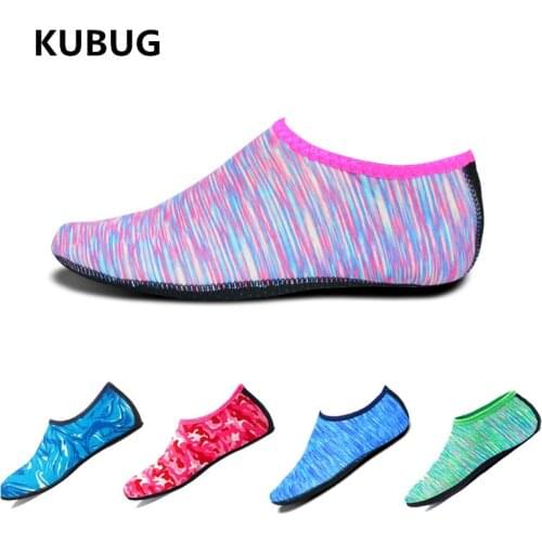 New KUBUG Swimming Beach Socks Anti-slip Breathable Snorkeling Shoes Yoga Diving Surfing Socks Seaside Barefoot Socks Unisex